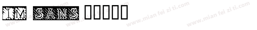 IM sans字体转换